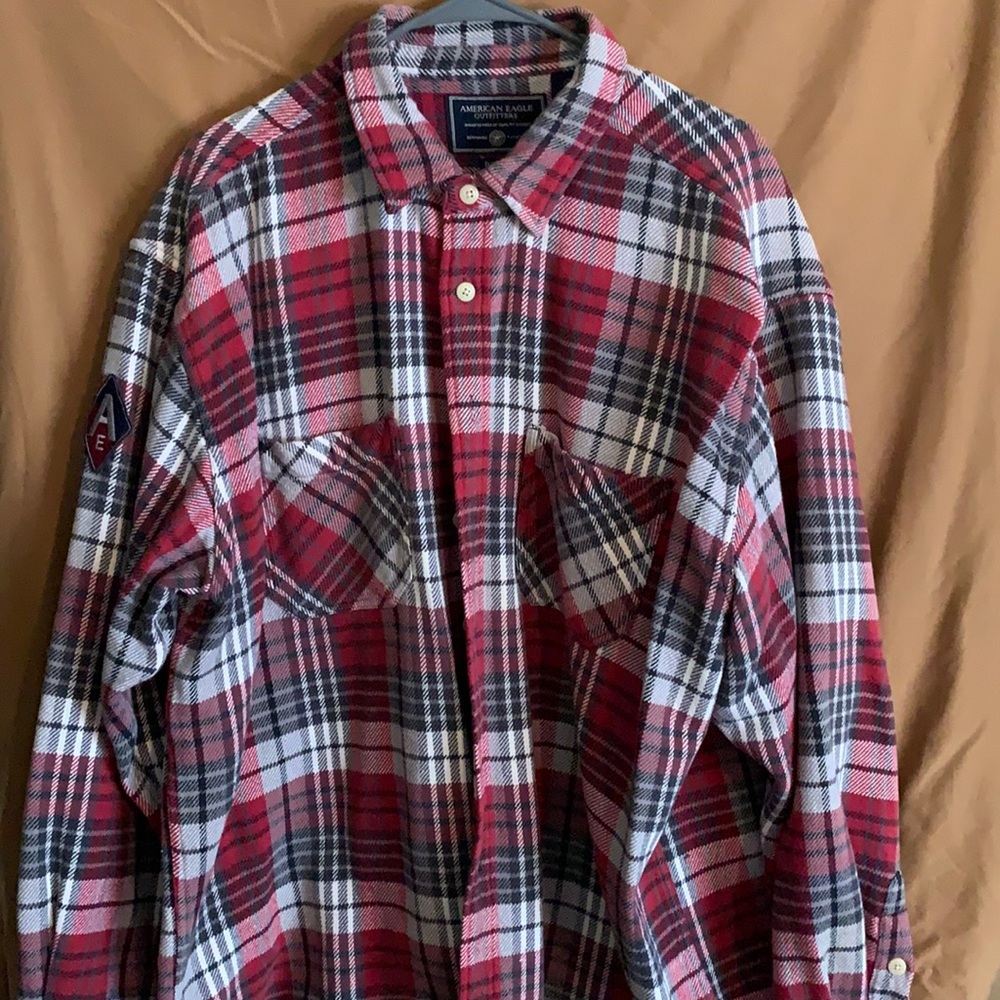 American Eagle Big Jack heavy button up shirt, xl
